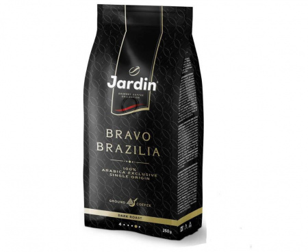 Кофе в зернах Bravo Brazilia, 250 г, Jardin