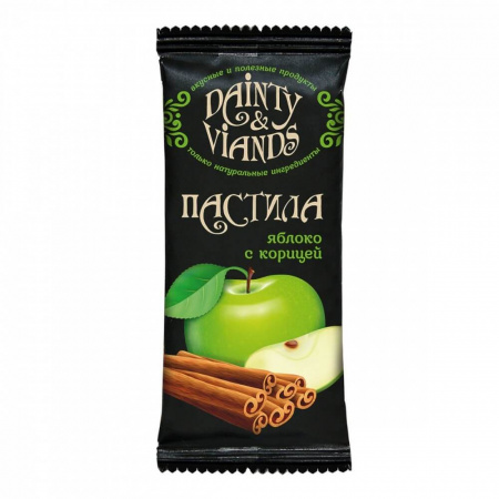 Батончик Dainty & Viands "Пастила яблоко с корицей", 40 гр
