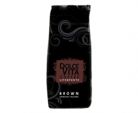 Кофе в зернах "Brown", 1 кг, Dolce Vita