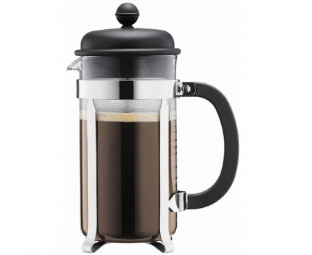 Френч-пресс Caffetteria, 1 л, черный, стекло, Bodum