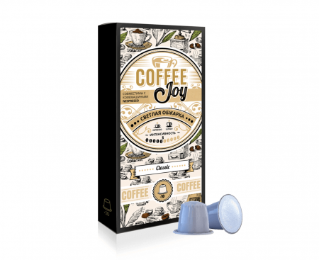 Кофе в капсулах Classic Светлая обжарка, 100% Арабика, 10 шт., Coffee Joy