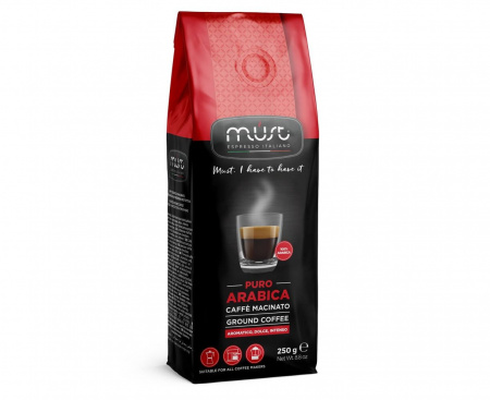 Кофе в зернах PURE ARABICA, 250 г, Must