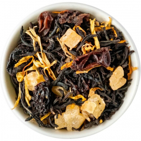 Чай Chef Tea "Сочный персик", чёрный с добавками, 50 гр