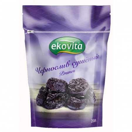 Чернослив сушеный Ekovita, без косточек, 200 гр