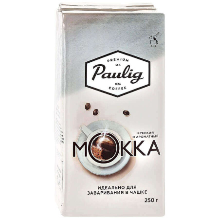 Кофе Paulig "Mokka", молотый прямо в чашку, 250 гр