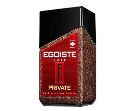 Кофе растворимый PRIVATE, 100% Арабика, 100 г, Egoiste