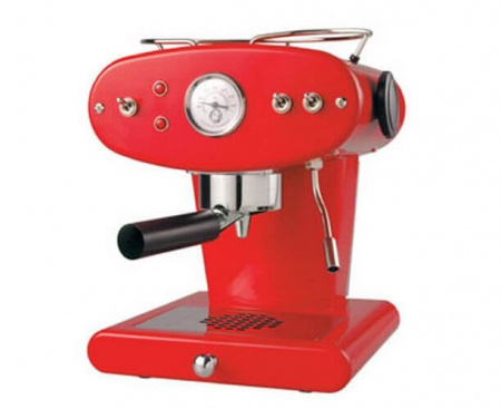 Кофеварка рожковая Francis Francis X1, красная, Illy