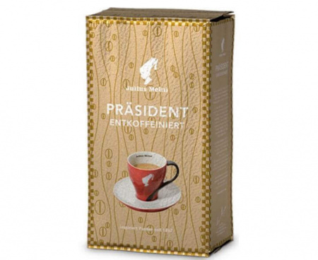 Кофе молотый President (без кофеина), 250 г, Julius Meinl