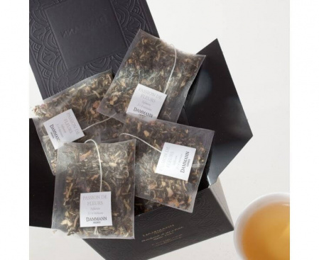 Чай белый The blanc Passion de Fleurs «Цветочная страсть», картонная коробка 2х25 шт., 50 г, Dammann