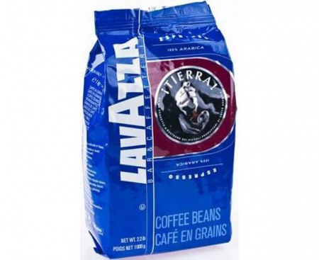 Кофе в зернах Tierra, 1 кг, Lavazza