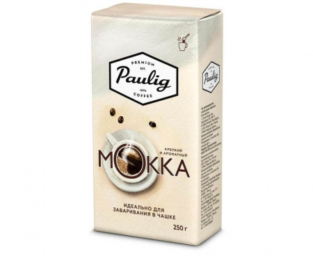 Кофе молотый Mokka in Cup, 250 г, Paulig