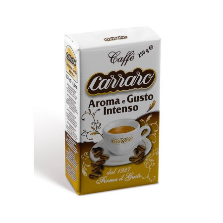 Кофе Carraro "Aroma e gusto intenso", молотый, 250 гр