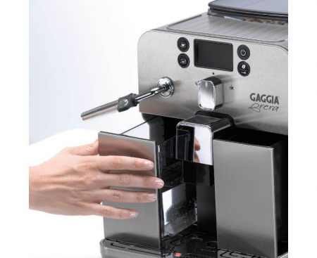 Кофемашина автоматическая Brera silver, серебристая, пластик ABS, Gaggia