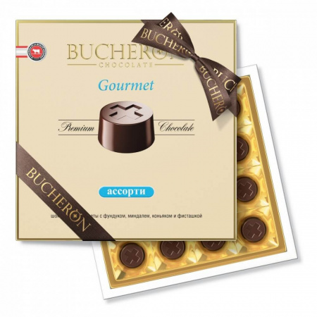 Конфеты Bucheron "Gourmet", шоколадные, ассорти, 180 гр