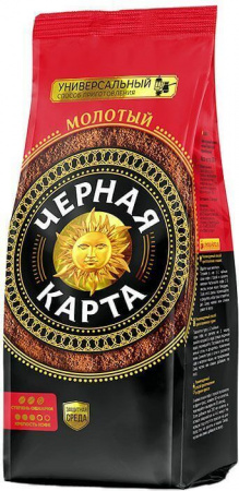 Кофе Черная карта, молотый, 250 гр