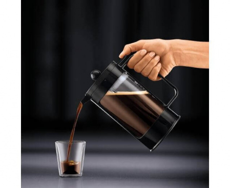 Френч-пресс Bean, 350 мл, черный, стекло/пластик, Bodum