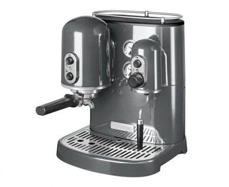 Кофеварка Artisan Espresso, 2 бойлера, серебряный медальон, 5KES2102EMS, KitchenAid
