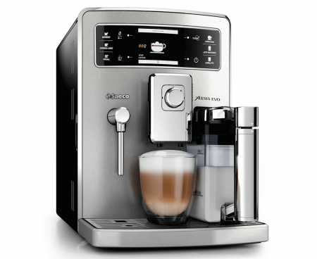 Кофемашина Xelsis EVO (PHILIPS SAECO HD-8953/19), черно-серебристая, металл, Saeco