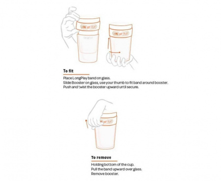 Кружка Longplay Lavender, 454 мл, цвет лаванда, стекло, KeepCup