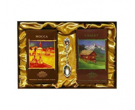 Подарочный набор кофе Шале (зерно) + Мокка (зерно), 2 х 250 г, Badilatti