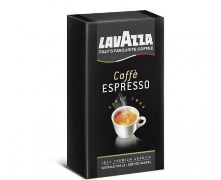 Молотый кофе Caffe Espresso, 250 г, Lavazza
