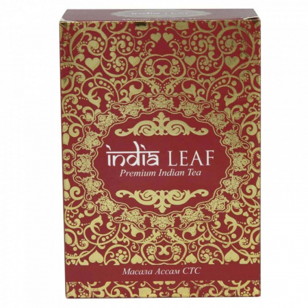 Чай India leaf "Масала Ассам стс", черный гранулированный с добавками, 100 гр