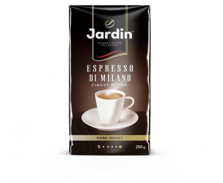 Кофе молотый Espresso di Milano, вакуумный пакет 250 г, Jardin