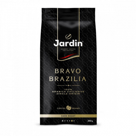 Кофе Jardin "Bravo Brazilia", в зёрнах, 250 гр