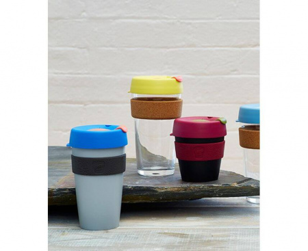Кружка Espresso limited, 454 мл, черная, стекло, KeepCup
