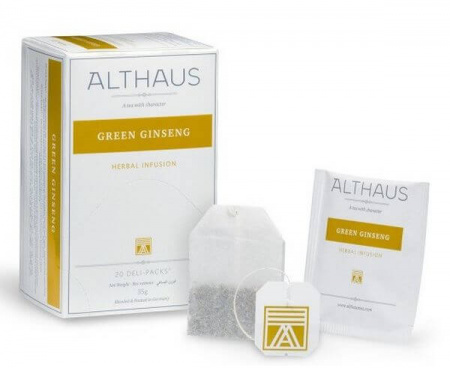 Чай травяной Green Ginseng (Зеленый Женьшень), 20 пак., Althaus