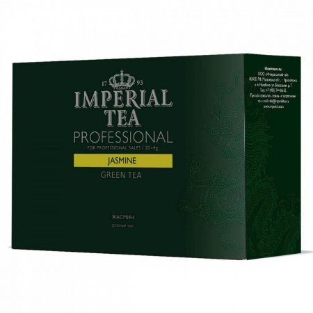 Чай Imperial Tea Professional "Жасмин", зеленый с добавками, 20 сашетов