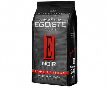 Кофе в зернах Noir, 100% Арабика, 250 г, Egoiste