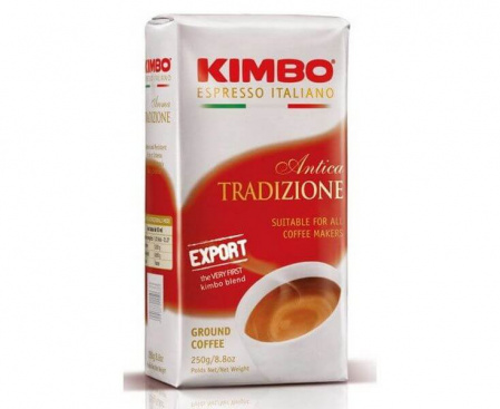 КОФЕ МОЛОТЫЙ ANTICA EXPORT, 250 Г, ВАК.УП., KIMBO