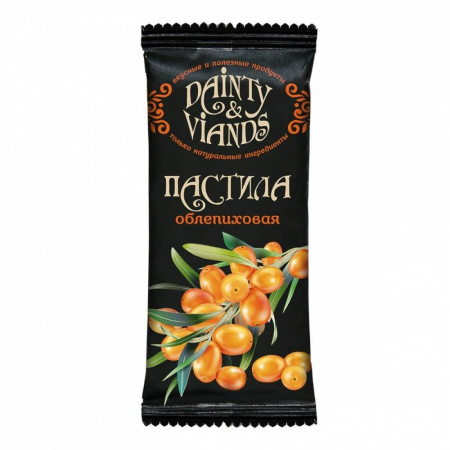 Батончик Dainty & Viands "Пастила облепиховая", 40 гр