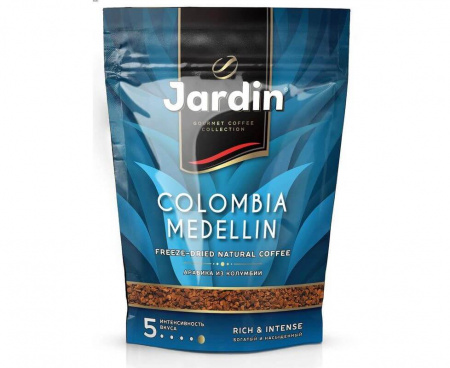 Кофе растворимый Colombia Medellin, пакет 240 г, Jardin
