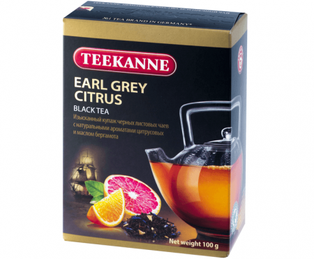 Чай черный Earl Grey Citrus, 100 г, TEEKANNE
