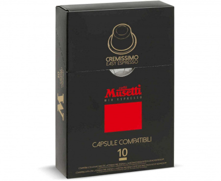Кофе в капсулах Cremissimo, 10 шт., 50 г, Musetti