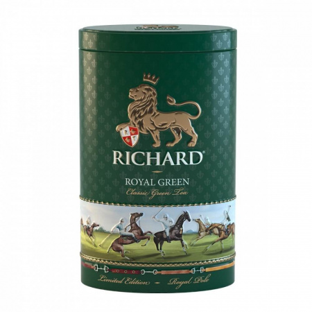 Чай Richard "Royal Green Polo", зеленый листовой, 80 гр