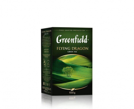 Чай зеленый Flying Dragon, 100 г, Greenfield