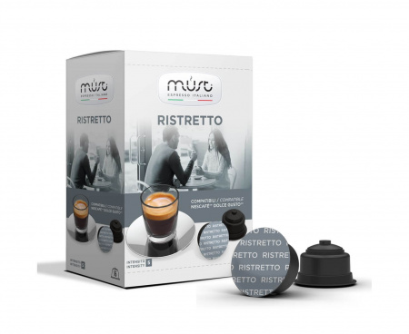 Кофе в капсулах DG Ristretto Dolce Gusto, 16 шт., Must