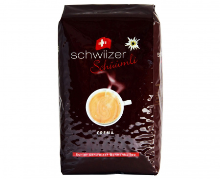 Кофе в зернах Crema, 1 кг, Schwiizer