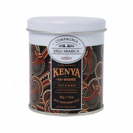 Кофе Compagnia Dell`arabica "Kenya AA Washed", молотый, ж/б, 125 гр