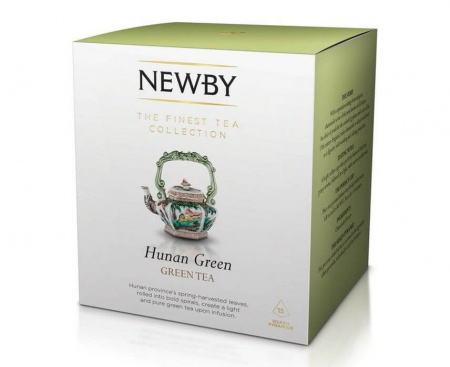 Чай зеленый Hunan Green, 15 пирамидок, Newby