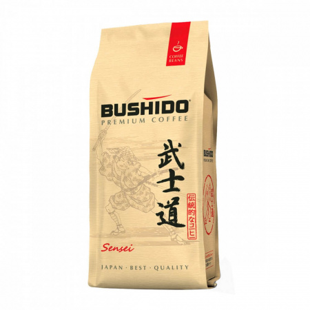 Кофе Bushido "Sensei", в зернах 227 гр