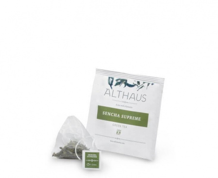 Чай зеленый Sencha Supreme (Сенча Суприм), 15 пирамидок, Althaus