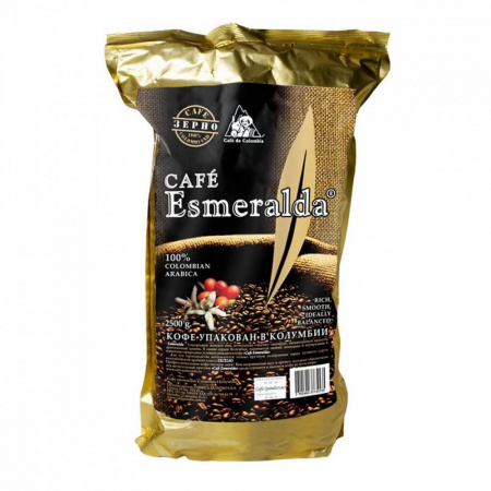 Кофе Esmeralda "Colombian Arabica", в зернах, 2500 гр
