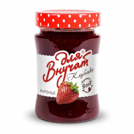 Варенье Для Внучат "Клубничное", 340 гр