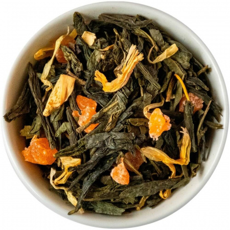 Чай Chef Tea "Персиковый рай", зелёный с добавками, 50 гр
