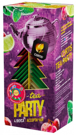 Чай Curtis "Tea Party", ассорти, 32 сашетов