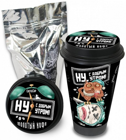 Кофе Chokocat CoffeeCup "С добрым утром", молотый, 100 гр